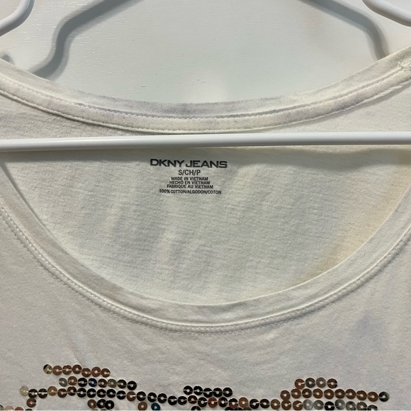 DKNY Jeans Sparkly T Shirt - Picture 4 of 6
